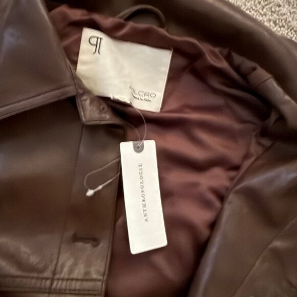 The Weston Faux Leather Boyfriend Jacket by Pilcro - Picture 6 of 7